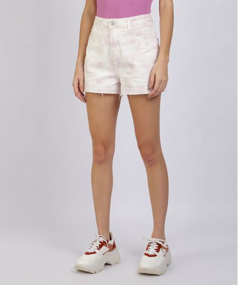 Short-de-Sarja-Feminino-Vintage-Estampado-Tie-Dye-Cintura-Super-Alta-Lilas-9955848-Lilas_1
