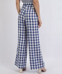 Calca-Feminina-Pantalona-Estampada-Xadrez-Cintura-Alta-Azul-9953867-Azul_2 Calca-Feminina-Pantalona-Estampada-Xadrez-Cintura-Alta-Azul-9953867-Azul_2