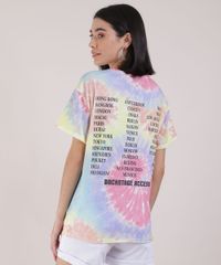 Blusa-Feminina--World-Tour--Estampada-Tie-Dye-Manga-Curta-Decote-Redondo-Multicor-9950124-Multicor_2