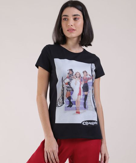 Blusa-Feminina-As-Patricinhas-de-Beverly-Hills-Manga-Curta-Decote-Redondo-Preta-9951765-Preto_1 Blusa-Feminina-As-Patricinhas-de-Beverly-Hills-Manga-Curta-Decote-Redondo-Preta-9951765-Preto_1