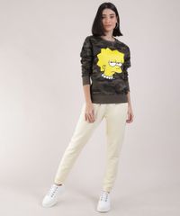 Calca-de-Moletom-Feminina-Jogger-Cintura-Alta-com-Cordao-Amarelo-Claro-9951927-Amarelo_Claro_3