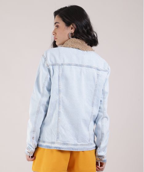 cea jaqueta jeans feminina
