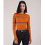 Sueter-Feminino-Basico-em-Trico-Listrado-Decote-redondo-Laranja-9804578-Laranja_1