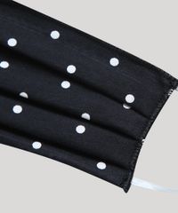 Kit-de-Blusa-Feminina-Estampada-de-Poa-Manga-Curta-Decote-Redondo---Mascara-de-Protecao-Individual-Preto-9950788-Preto_5