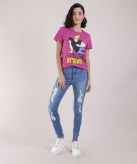 Blusa-Feminina-Johnny-Bravo-Manga-Curta-Decote-Redondo-Roxa-9950811-Roxo_3