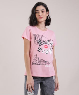 Blusa-Feminina-Meninas-Malvadas-Manga-Curta-Decote-Redondo-Rosa-9951759-Rosa_1