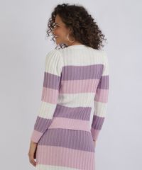 Sueter-Feminino-em-Trico-Canelado-Estampado-Listrado-Decote-Redondo-Lilas-9956081-Lilas_2