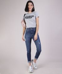Blusa-Feminina-Stranger-Things-Manga-Curta-Decote-Redondo-Cinza-Mescla-9942110-Cinza_Mescla_3