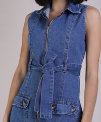 Vestido-Jeans-Feminino-Curto-com-Bolsos-e-Faixa-Azul-Medio-9946401-Azul_Medio_4