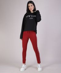 Blusao-em-Moletom-Feminino--New-York--com-Capuz-Preto-9952300-Preto_3