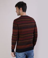 Sueter-de-Trico-Masculino-Estampado-Etnico-Gola-Careca-Azul-Marinho-9809535-Azul_Marinho_2