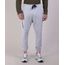 Calca-de-Moletom-Masculina-com-Recortes-e-Faixas-Laterais-Cinza-Mescla-Claro-9910552-Cinza_Mescla_Claro_1