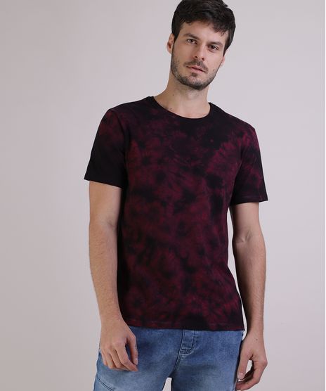 Camiseta-Masculina-Estampada-Tie-Dye-Manga-Curta-Gola-Careca-Preta-9946641-Preto_1
