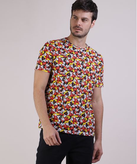 Camiseta-Masculina-Mickey-Estampada-Manga-Curta-Vermelha-9950950-Vermelho_1