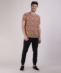 Camiseta-Masculina-Mickey-Estampada-Manga-Curta-Vermelha-9950950-Vermelho_3