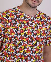Camiseta-Masculina-Mickey-Estampada-Manga-Curta-Vermelha-9950950-Vermelho_4
