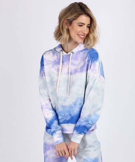 chaser tie dye moletom com capuz