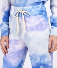Calca-de-Moletom-Feminina-Jogger-Tie-Dye-Cintura-Alta-Com-Cordao-Para-Amarrar-Azul-9952532-Azul_4
