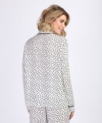 Camisa-de-Pijama-Feminina-Estampada-de-Poa-com-Vivo-Contrastante-Manga-Longa-Off-White-9954382-Off_White_2