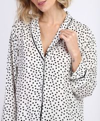 Camisa-de-Pijama-Feminina-Estampada-de-Poa-com-Vivo-Contrastante-Manga-Longa-Off-White-9954382-Off_White_4