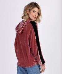 Blusao-de-Veludo-Feminino-Gestante-com-Capuz-e-Faixa-Lateral-Rose-9956015-Rose_2