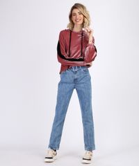 Blusao-de-Veludo-Feminino-Gestante-com-Capuz-e-Faixa-Lateral-Rose-9956015-Rose_3
