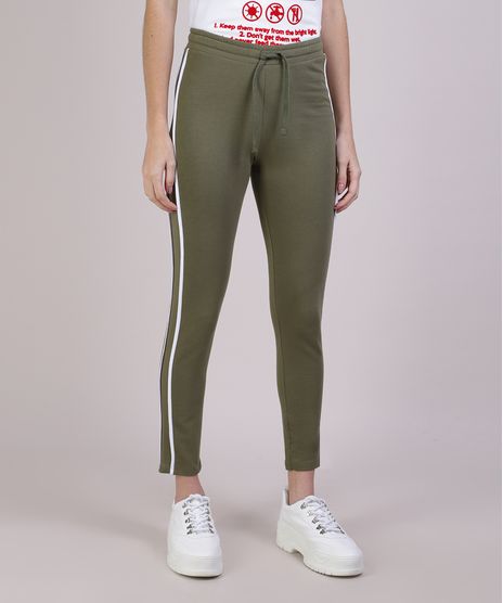 Calca-Legging-Feminina--em-Moletom-Verde-Escuro-9445259-Verde_Escuro_1