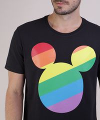 Camiseta-Masculina-Pride-Mickey-Arco-Iris-Manga-Curta-Gola-Careca-Preta-9585822-Preto_4