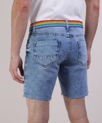 Bermuda-Jeans-Masculina-Pride-Reta-Destroyed-com-Faixa-Arco-Iris-Azul-Claro-9943274-Azul_Claro_2