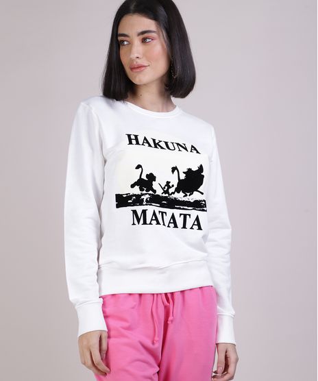 Blusao-de-Moletom-Feminino--Hakuna-Matata--O-Rei-Leao-Off-White-9950886-Off_White_1