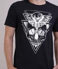 Camiseta-Masculina-Caveira-Metalizada-Manga-Curta-Gola-Careca-Preta-9950958-Preto_4