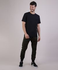 Calca-Masculina-Relaxed-Estampada-Camuflada-em-Moletom-com-Bolsos-Verde-Militar-9807603-Verde_Militar_3