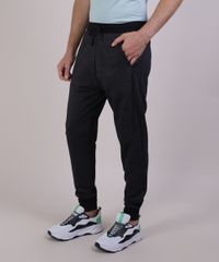 Calca-Masculina-Relaxed-em-Moletom-com-Bolsos-Cinza-Mescla-Escuro-9807605-Cinza_Mescla_Escuro_1