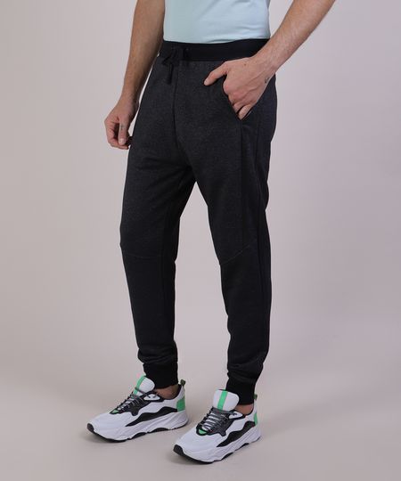 Calca-Masculina-Relaxed-em-Moletom-com-Bolsos-Cinza-Mescla-Escuro-9807605-Cinza_Mescla_Escuro_1