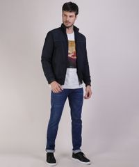 Jaqueta-de-Nylon-Masculina-Bomber-Acolchoada-com-Bolsos-Gola-Alta-Azul-Escuro-9807948-Azul_Escuro_3