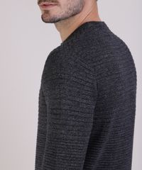 Sueter-de-Trico-Masculino-Slim-Gola-Careca-Cinza-Mescla-Escuro-9821910-Cinza_Mescla_Escuro_4 Sueter-de-Trico-Masculino-Slim-Gola-Careca-Cinza-Mescla-Escuro-9821910-Cinza_Mescla_Escuro_4