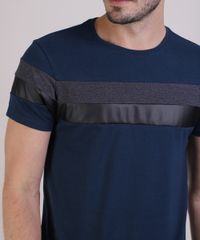 Camiseta-Masculina-com-Recortes-Manga-Curta-Gola-Careca--Azul-Marinho-9899411-Azul_Marinho_4