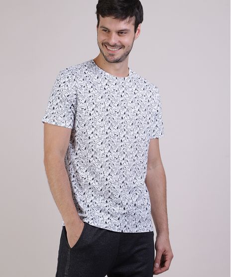 Camiseta-Masculina-Snoopy-Estampada-Manga-Curta-Gola-Careca-Branca-9950948-Branco_1
