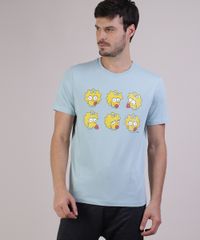 Camiseta-Masculina-Maggie-Simpson-Manga-Curta-Gola-Careca-Verde-Agua-9952168-Verde_Agua_1