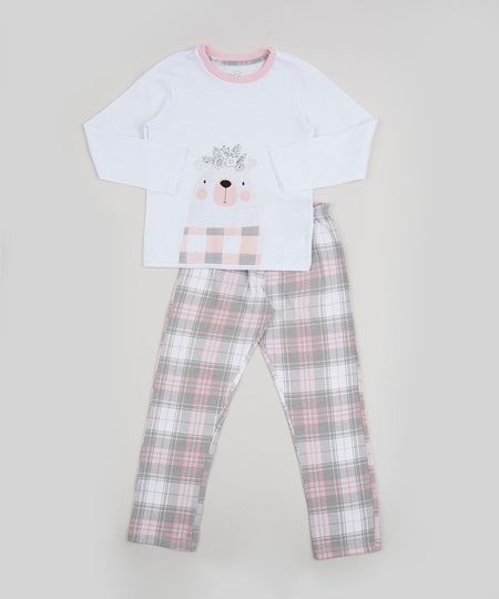 Pijama-Infantil-Urso-Manga-Longa-Branco-9950735-Branco_1 Pijama-Infantil-Urso-Manga-Longa-Branco-9950735-Branco_1