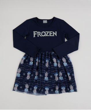 Vestido-Infantil-Elsa-Frozen-Metalizado-com-Tule-Manga-Longa-Azul-Marinho-9945894-Azul_Marinho_1