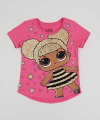 Blusa-Infantil-LOL-Surprise-Queen-Bee-Manga-Curta-Pink-9954862-Pink_1
