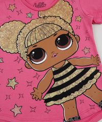 Blusa-Infantil-LOL-Surprise-Queen-Bee-Manga-Curta-Pink-9954862-Pink_3