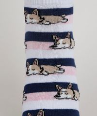 Kit-de-3-Meias-Femininas-Cano-Baixo-Cachorrinhos-Multicor-9957306-Multicor_4