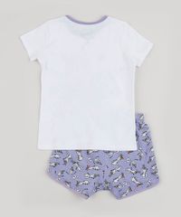 Pijama-Infantil-Frozen-Anna-e-Olaf-Manga-Curta-Off-White-9942763-Off_White_2