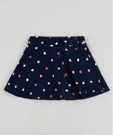 Short-Saia-Infantil-Estampado-de-Poa-com-Laco-Azul-Marinho-9943363-Azul_Marinho_1