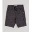 Bermuda-de-Sarja-Infantil-Slim-Estampada-de-Folhagens-com-Caveiras-Chumbo-9944594-Chumbo_1