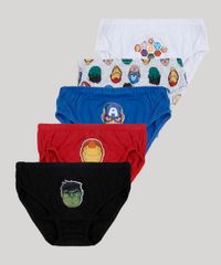Kit-de-5-Cuecas-Infantis-Slip-Os-Vingadores-Multicor-9947174-Multicor_1