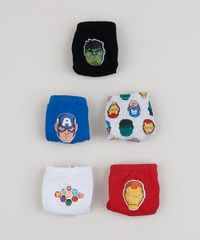 Kit-de-5-Cuecas-Infantis-Slip-Os-Vingadores-Multicor-9947174-Multicor_5