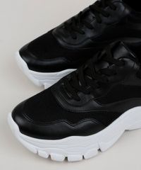 Tenis-Feminino-Oneself-Sneaker-Chunky-com-Recortes-Preto-9955098-Preto_3